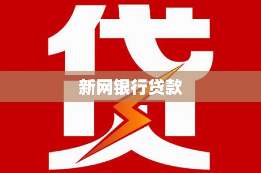 中坜新网银行贷款