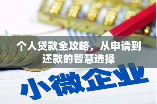 中坜个人贷款全攻略，从申请到还款的智慧选择