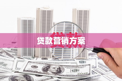 中坜贷款营销方案