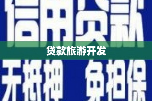 中坜贷款旅游开发