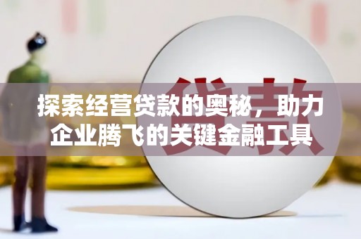 中坜探索经营贷款的奥秘，助力企业腾飞的关键金融工具