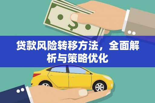 中坜贷款风险转移方法，全面解析与策略优化