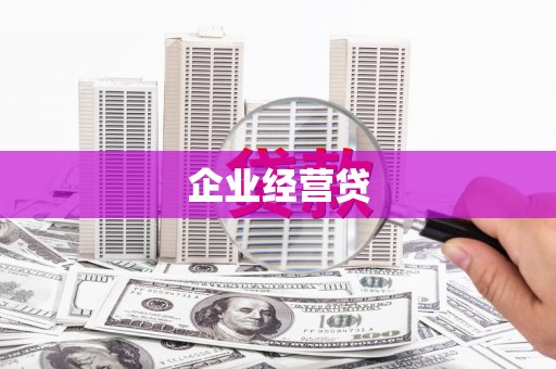 中坜企业经营贷
