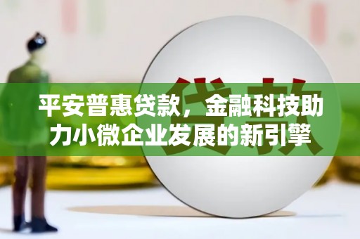 中坜平安普惠贷款，金融科技助力小微企业发展的新引擎