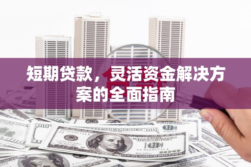 中坜短期贷款，灵活资金解决方案的全面指南