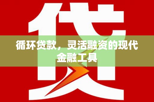 中坜循环贷款，灵活融资的现代金融工具