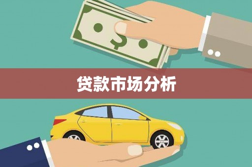 中坜贷款市场分析