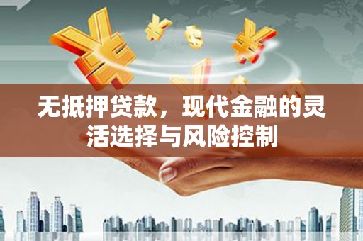 中坜无抵押贷款，现代金融的灵活选择与风险控制