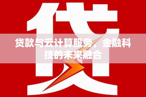 中坜贷款与云计算服务，金融科技的未来融合