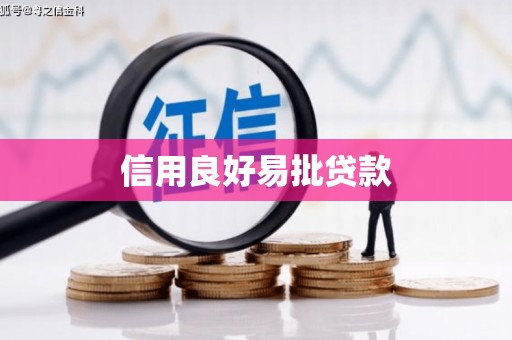 中坜信用良好易批贷款