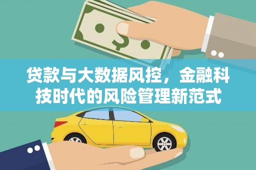 中坜贷款与大数据风控，金融科技时代的风险管理新范式