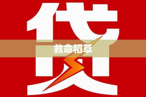 中坜救命稻草