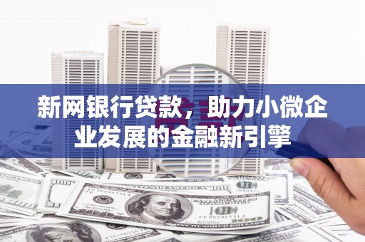中坜新网银行贷款，助力小微企业发展的金融新引擎