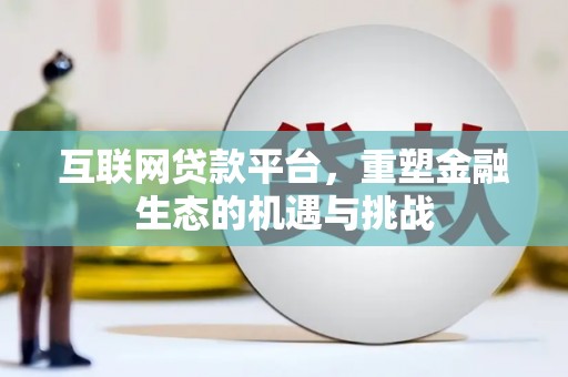 中坜互联网贷款平台，重塑金融生态的机遇与挑战