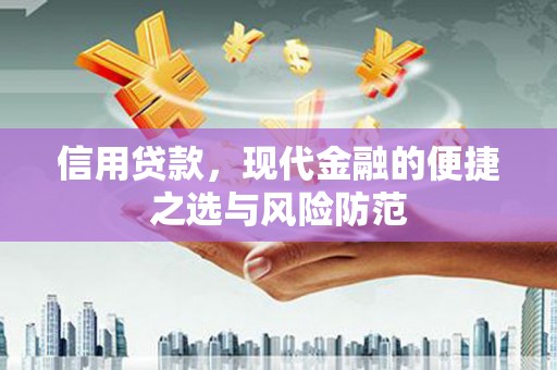 中坜信用贷款，现代金融的便捷之选与风险防范
