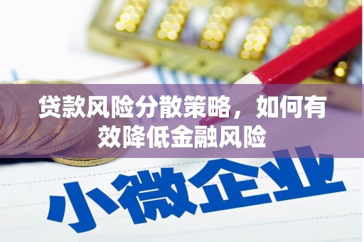 中坜贷款风险分散策略，如何有效降低金融风险