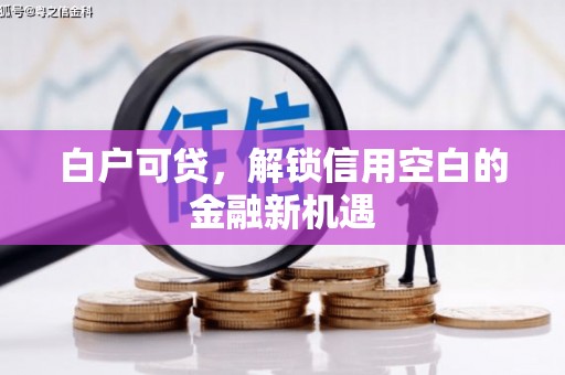 中坜白户可贷，解锁信用空白的金融新机遇
