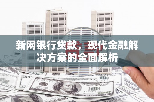 中坜新网银行贷款，现代金融解决方案的全面解析