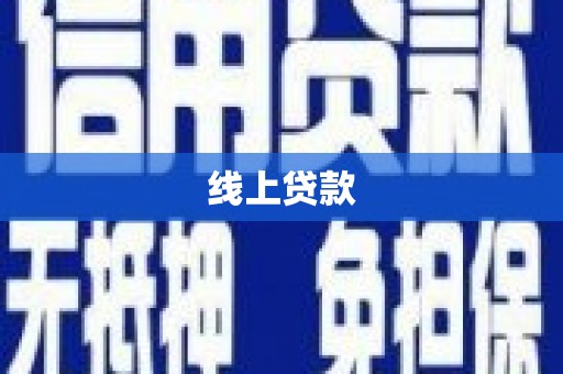 中坜线上贷款