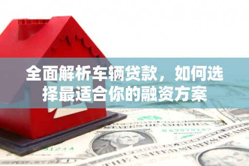 中坜全面解析车辆贷款，如何选择最适合你的融资方案