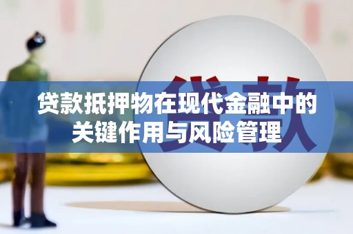 中坜贷款抵押物在现代金融中的关键作用与风险管理