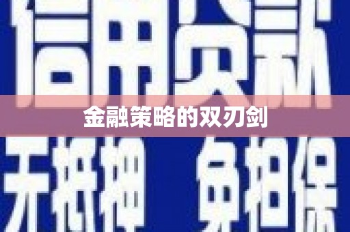 中坜金融策略的双刃剑