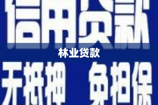 中坜林业贷款