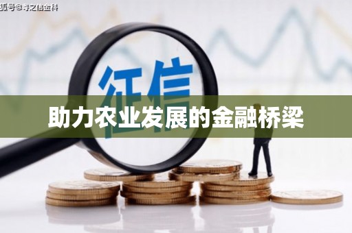 中坜助力农业发展的金融桥梁