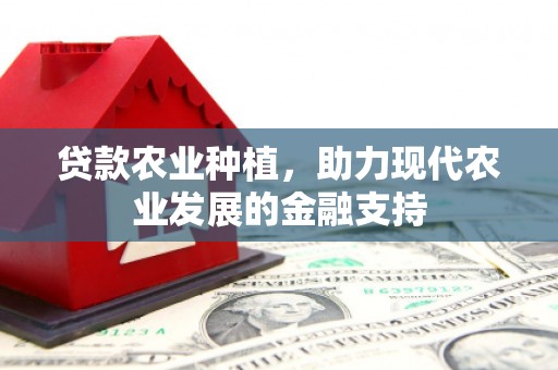 中坜贷款农业种植，助力现代农业发展的金融支持