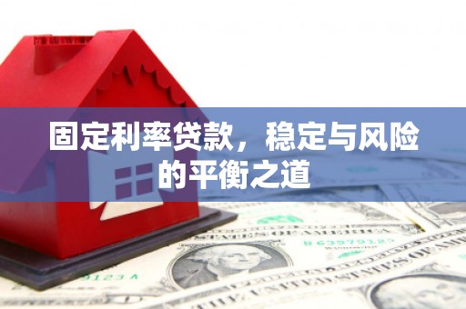 中坜固定利率贷款，稳定与风险的平衡之道